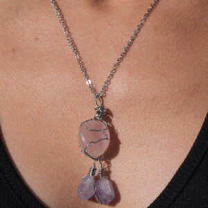 Amatista + Cuarzo Rosa